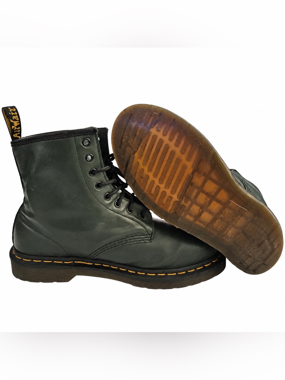 Gorgeous Mens Green Dr. Marten Boots
